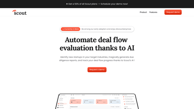 Screen shot of Scout.vc